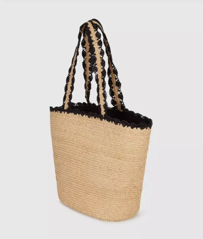 Sac de plage festonné K/Signature Sac de plage festonné K/Signature
