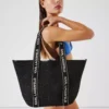 Sac de plage tissé avec logo Sac de plage tissé avec logo