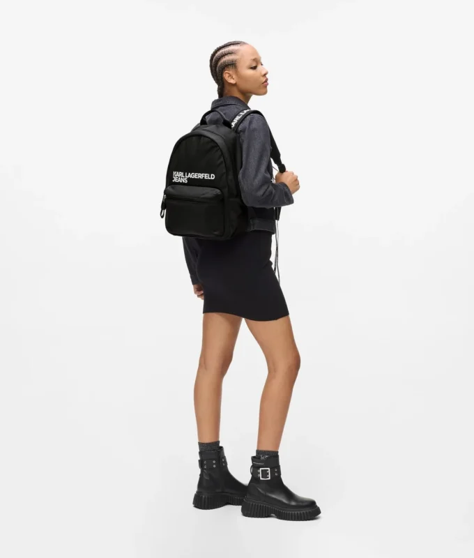 Sac à dos en nylon avec logo