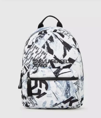 Sac à dos imprimé graphique intégral