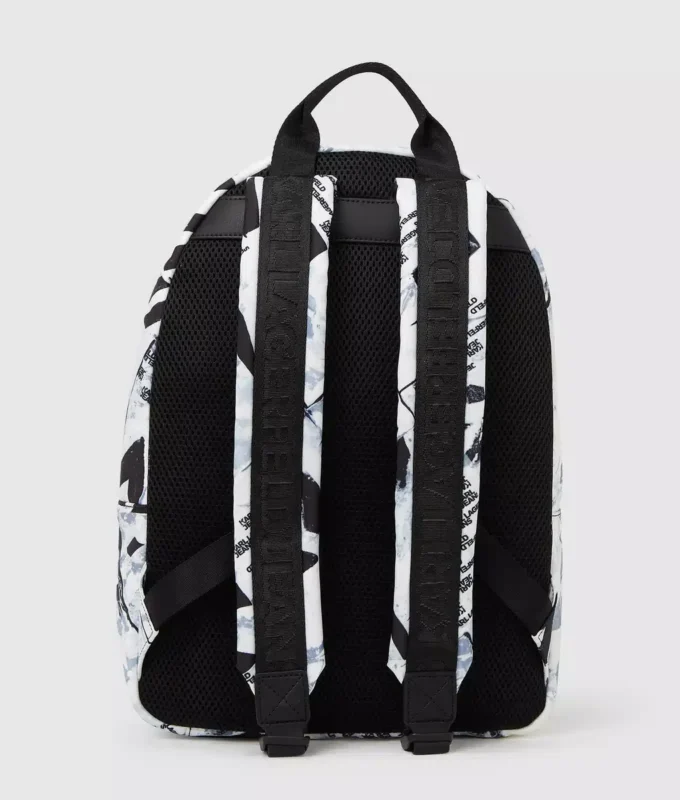 Sac à dos imprimé graphique intégral