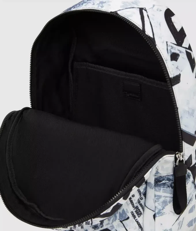 Sac à dos imprimé graphique intégral