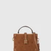 Sac fourre-tout en daim avec cadenas K/Autograph Sac fourre-tout en daim avec cadenas K/Autograph