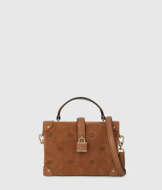 Sac fourre-tout en daim avec cadenas K/Autograph