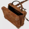 Sac fourre-tout en daim avec cadenas K/Autograph Sac fourre-tout en daim avec cadenas K/Autograph