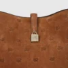 Sac hobo en daim K/Autograph avec cadenas Sac hobo en daim K/Autograph avec cadenas