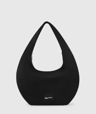 Sac hobo en nylon brillant