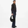 Sac hobo en nylon brillant Sac hobo en nylon brillant
