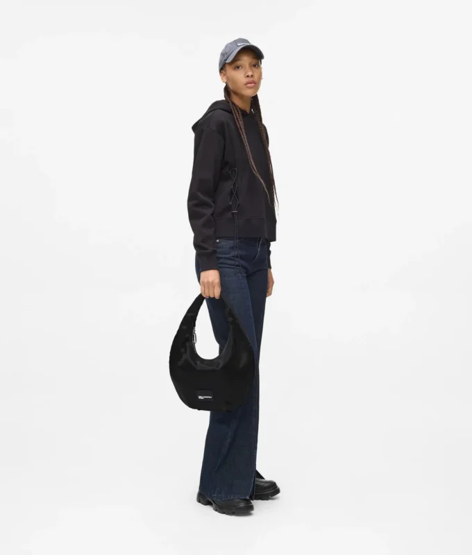 Sac hobo en nylon brillant Sac hobo en nylon brillant