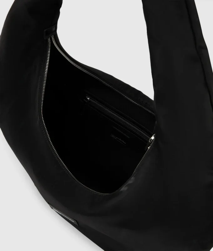 Sac hobo en nylon brillant Sac hobo en nylon brillant
