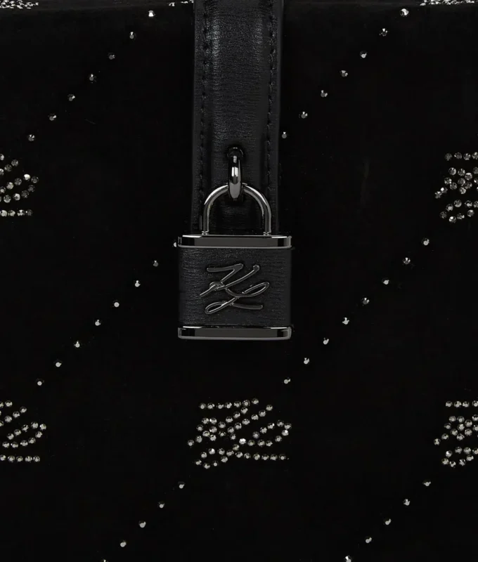 Sac à main K/Autograph avec cadenas et strass Sac à main K/Autograph avec cadenas et strass
