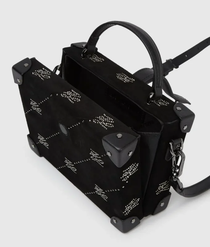 Sac à main K/Autograph avec cadenas et strass Sac à main K/Autograph avec cadenas et strass