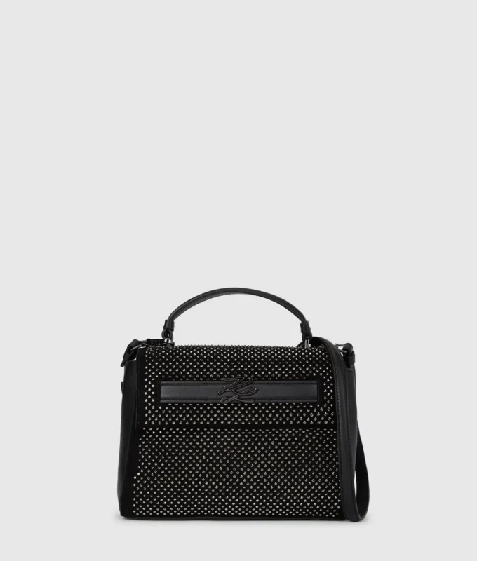 Sac à main à poignée supérieure K/Autograph en strass Sac à main à poignée supérieure K/Autograph en strass