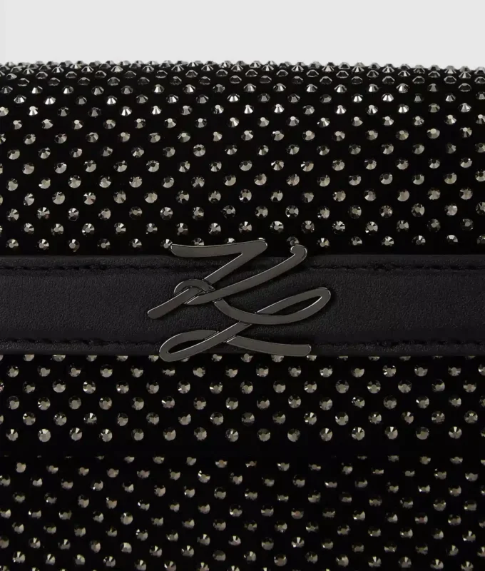 Sac à main à poignée supérieure K/Autograph en strass Sac à main à poignée supérieure K/Autograph en strass