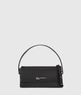 Sac à poignée supérieure avec logo métallique