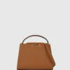 Sac à poignée supérieure en daim K/Signature Sac à poignée supérieure en daim K/Signature
