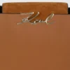 Sac à poignée supérieure en daim K/Signature Sac à poignée supérieure en daim K/Signature