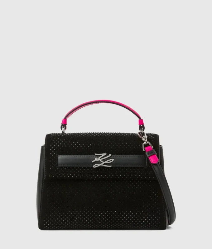 Sac à poignée supérieure en strass K/Autograph exclusif Sac à poignée supérieure en strass K/Autograph exclusif