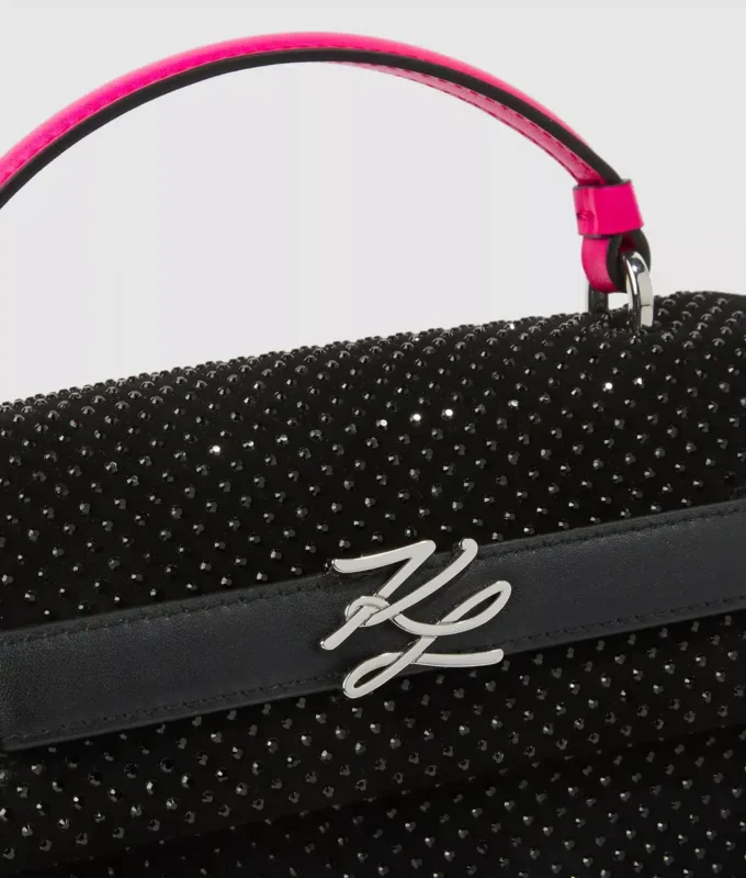 Sac à poignée supérieure en strass K/Autograph exclusif Sac à poignée supérieure en strass K/Autograph exclusif