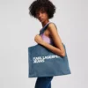 SAC SHOPPER EN DENIM AVEC LOGO SAC SHOPPER EN DENIM AVEC LOGO