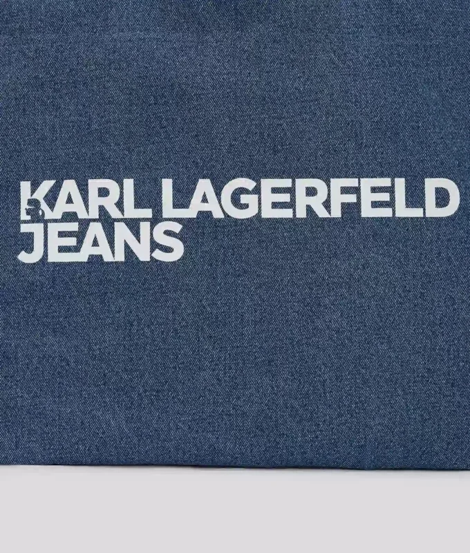 SAC SHOPPER EN DENIM AVEC LOGO SAC SHOPPER EN DENIM AVEC LOGO