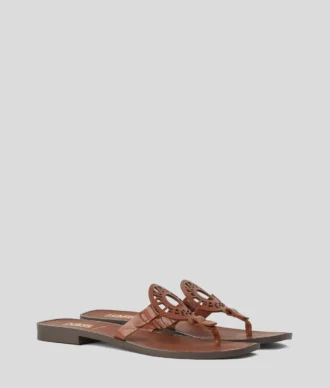 SANDALES AVEC LOGO EN FORME D&rsquo;ANNEAU