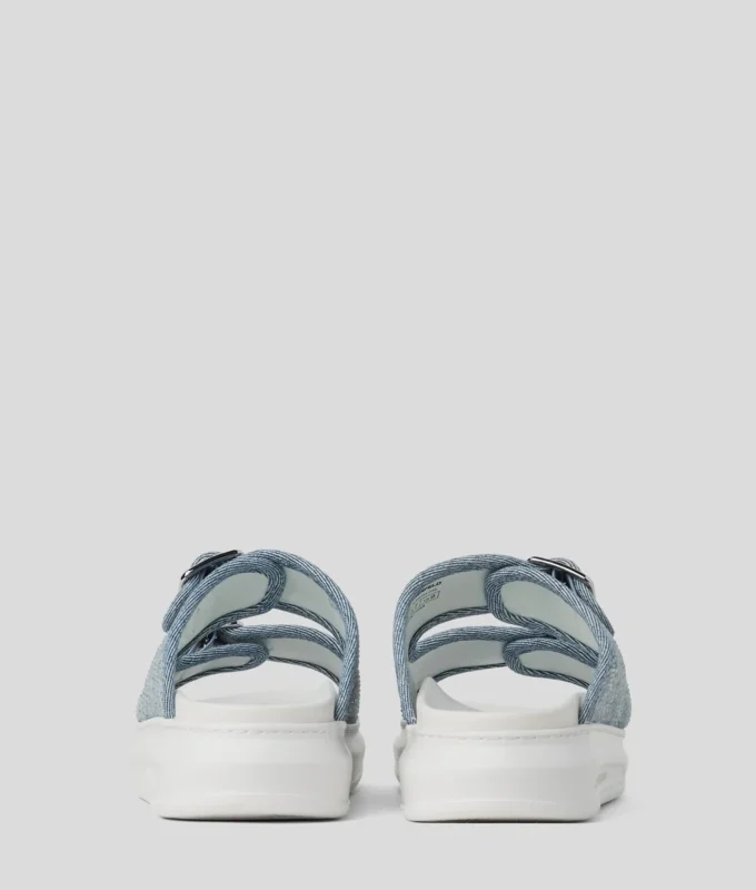 SANDALES KAPRI EN DENIM AVEC STRASS SANDALES KAPRI EN DENIM AVEC STRASS