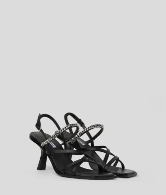 SANDALES À TALONS ET BRIDES À CHAÎNES KARMEL SIGNIA