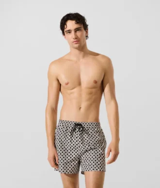 Short de surf à carreaux