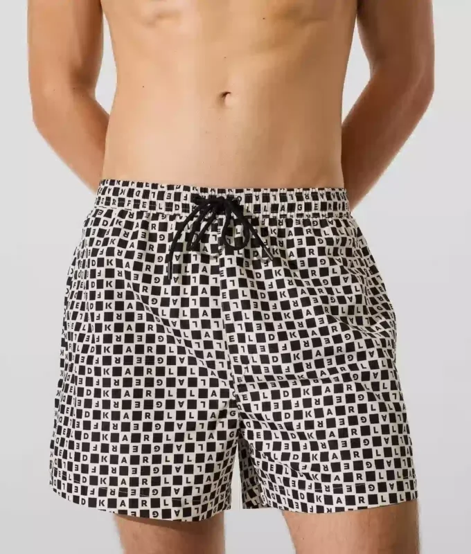Short de surf à carreaux Short de surf à carreaux