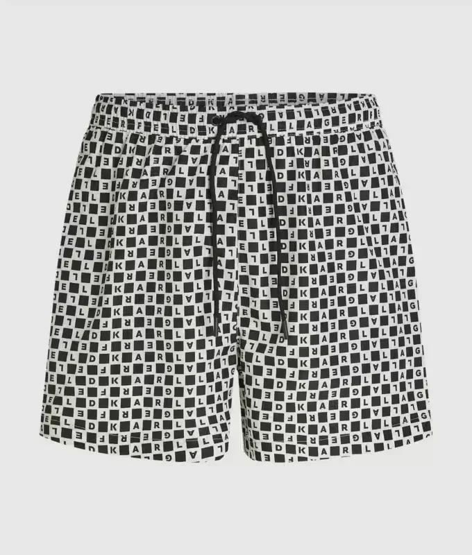 Short de surf à carreaux Short de surf à carreaux