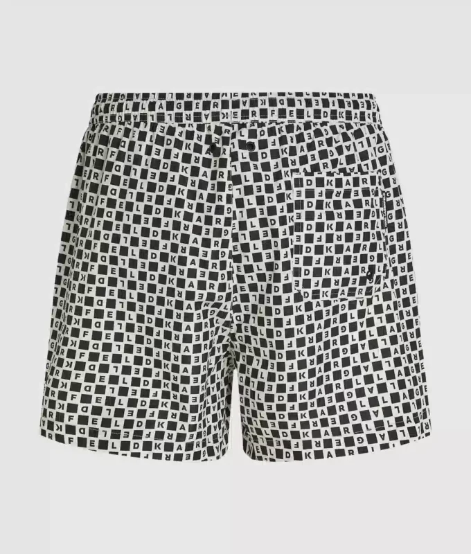 Short de surf à carreaux Short de surf à carreaux