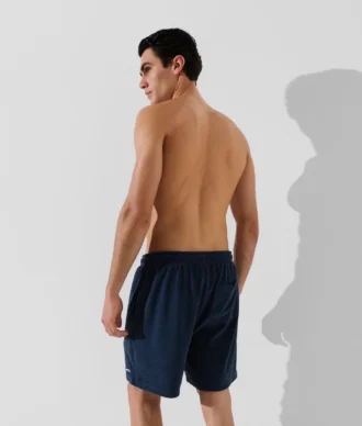 SHORT EN TISSU ÉPONGE AVEC LOGO