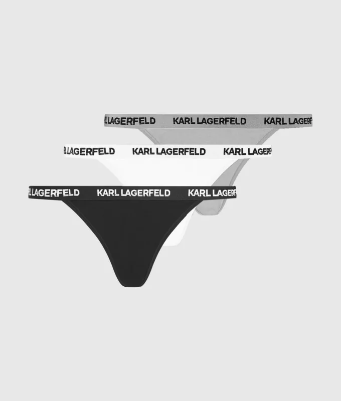 Slip brésilien à logo – lot de 3