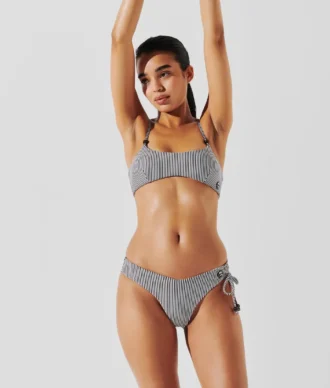 SLIP DE BIKINI À RAYURES IKON
