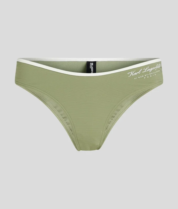 SLIP DE BIKINI TAILLE HAUTE HOTEL KARL SLIP DE BIKINI TAILLE HAUTE HOTEL KARL