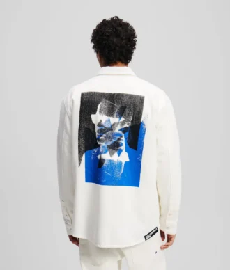 SURVEST EN DENIM IMPRIMÉ KARL
