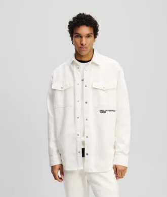 SURVEST EN DENIM IMPRIMÉ KARL