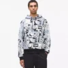 Sweat à capuche ample entièrement recouvert du motif Monogram Sweat à capuche ample entièrement recouvert du motif Monogram