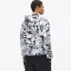 Sweat à capuche ample entièrement recouvert du motif Monogram Sweat à capuche ample entièrement recouvert du motif Monogram