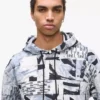 Sweat à capuche ample entièrement recouvert du motif Monogram Sweat à capuche ample entièrement recouvert du motif Monogram