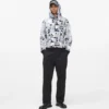 Sweat à capuche ample entièrement recouvert du motif Monogram Sweat à capuche ample entièrement recouvert du motif Monogram