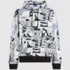 Sweat à capuche ample entièrement recouvert du motif Monogram Sweat à capuche ample entièrement recouvert du motif Monogram