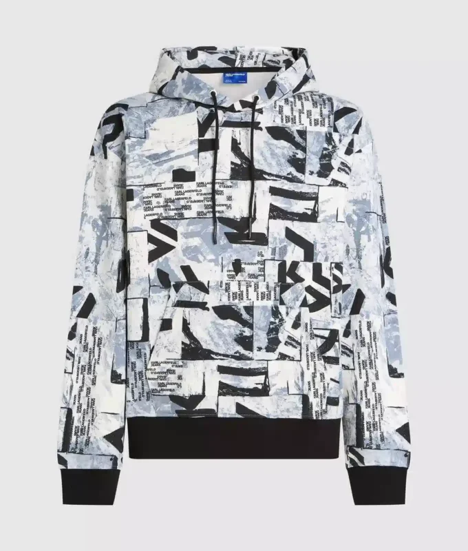 Sweat à capuche ample entièrement recouvert du motif Monogram Sweat à capuche ample entièrement recouvert du motif Monogram