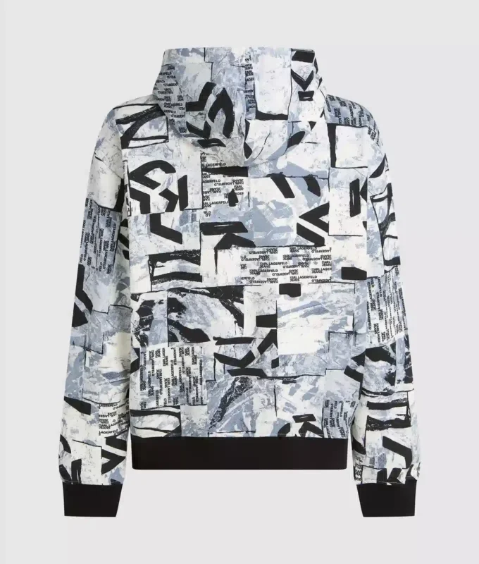 Sweat à capuche ample entièrement recouvert du motif Monogram Sweat à capuche ample entièrement recouvert du motif Monogram