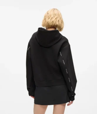 Sweat à capuche avec bande logo