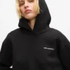Sweat à capuche avec bande logo