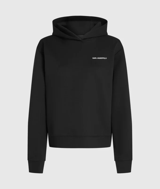 Sweat à capuche avec bande logo