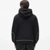 Sweat à capuche avec coutures contrastées