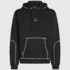 Sweat à capuche avec coutures contrastées